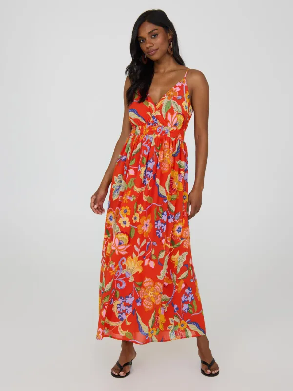 Floral Chiffon Maxi Dress sold by Suzy Shier