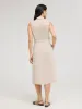 Sleeveless Midi Shirt Dress sold by Suzy Shier