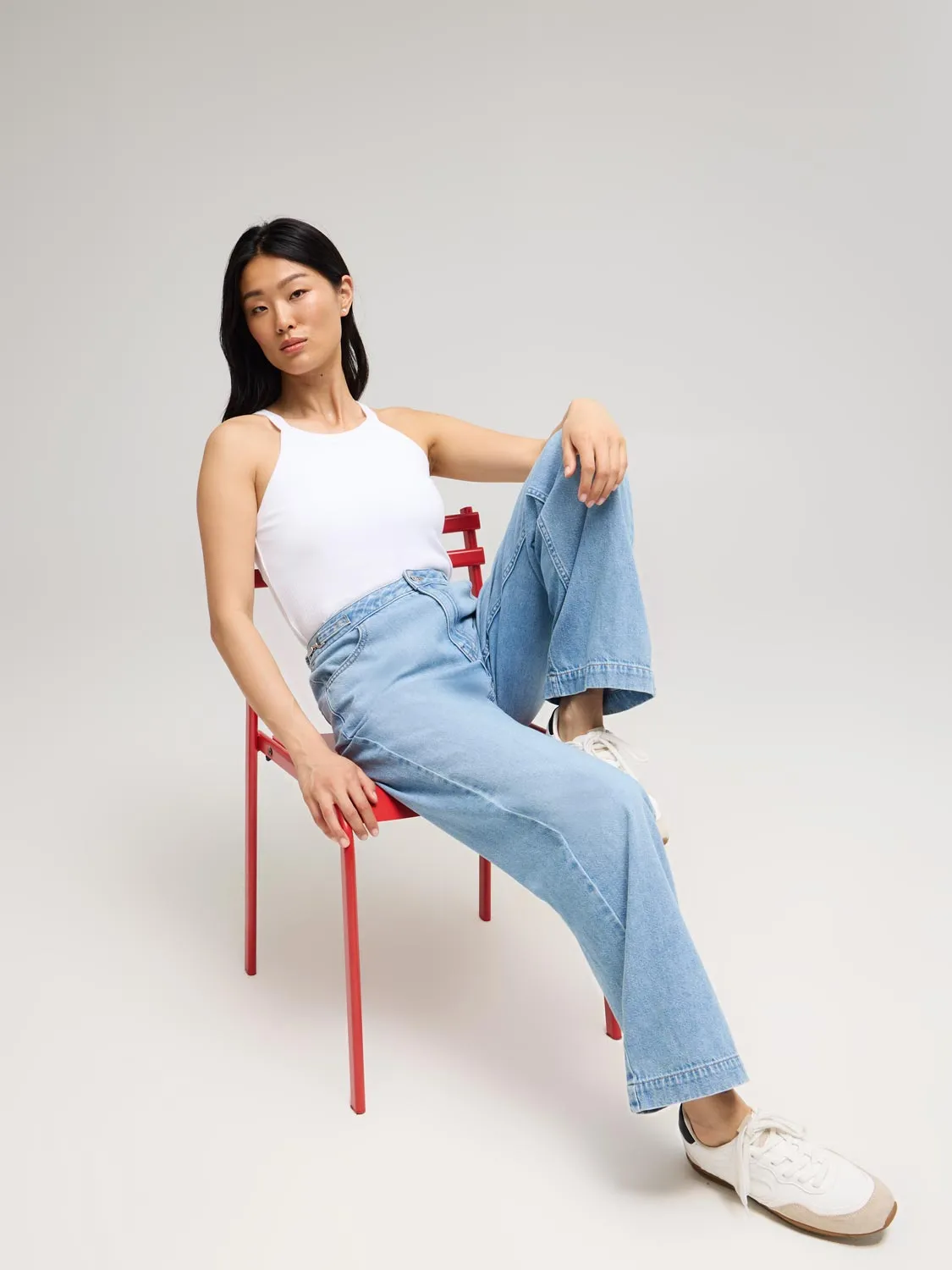 Ribbed Halter Tank Top sold by Suzy Shier product image thumbnail 3