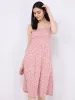 Ditsy Print Spaghetti Strap Midi Dress sold by Suzy Shier