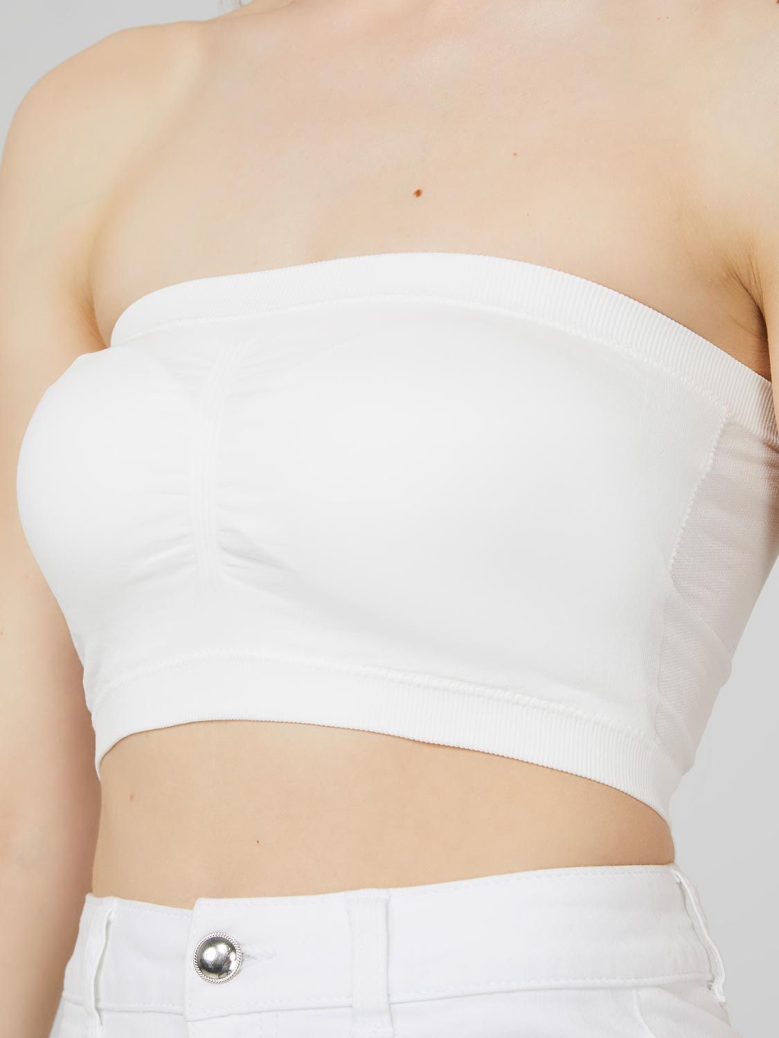 Microfiber Padded Bandeau sold by Suzy Shier product image thumbnail 7
