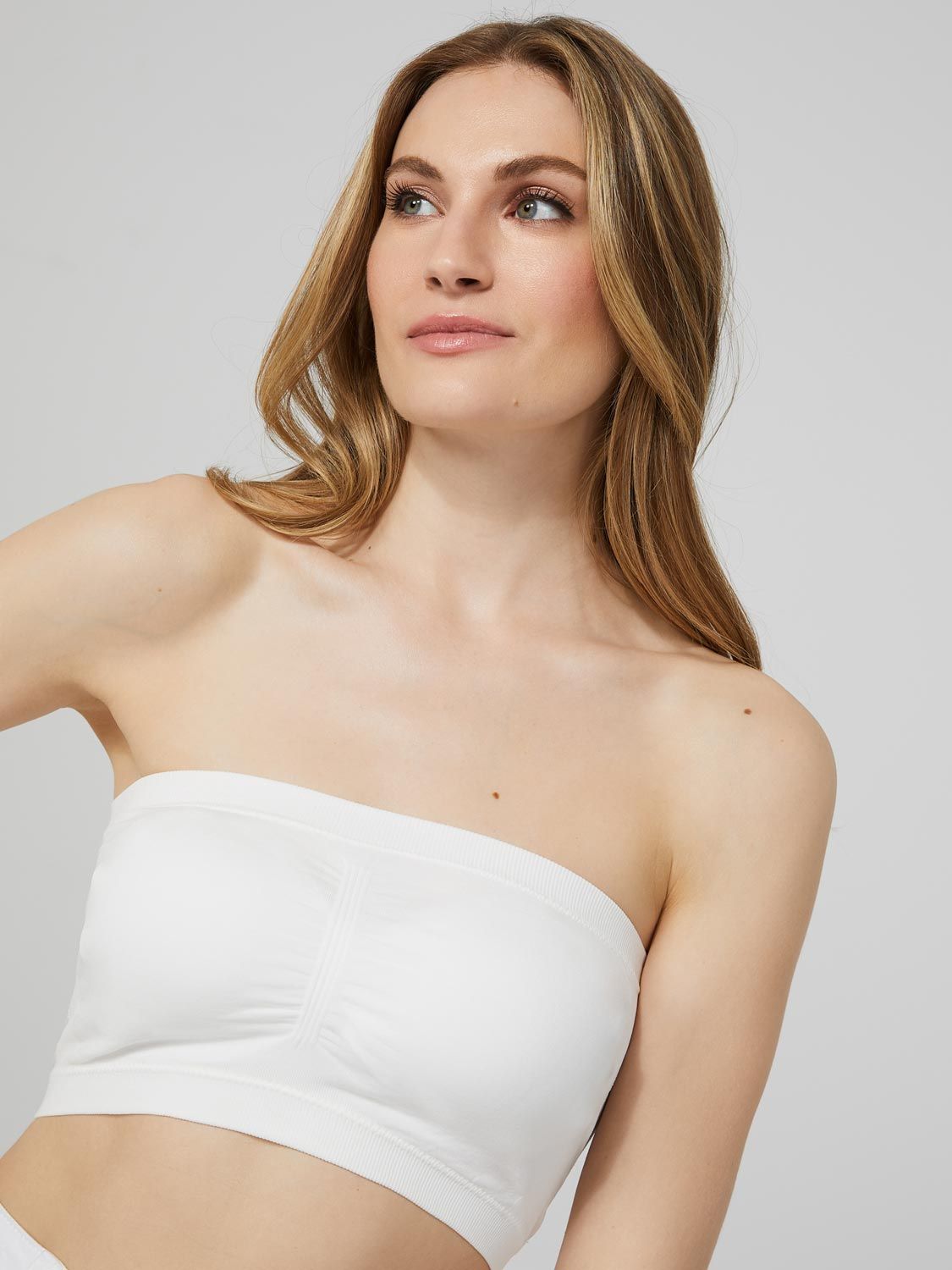 Microfiber Padded Bandeau sold by Suzy Shier product image thumbnail 6