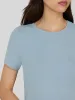Ribbed Crew Neck T-Shirt sold by Suzy Shier
