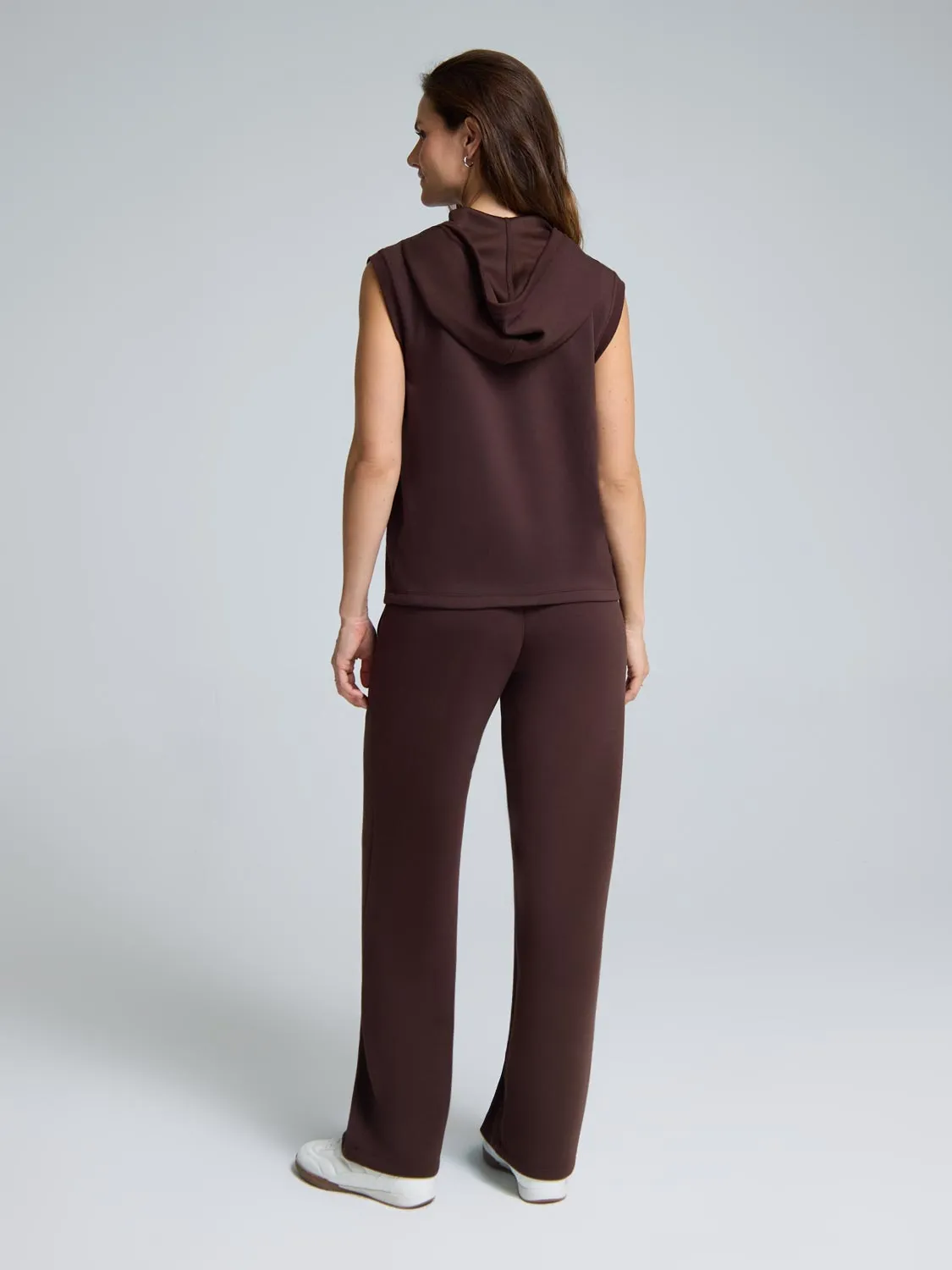 Cloud Fleece Zip-Front Hooded Vest sold by Suzy Shier product image thumbnail 4