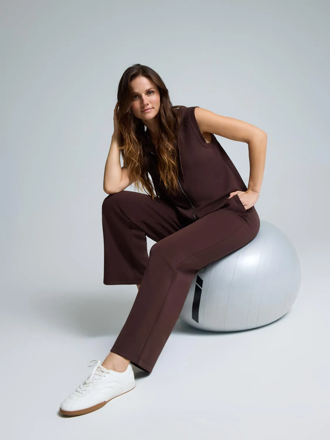 Cloud Fleece Zip-Front Hooded Vest sold by Suzy Shier product image thumbnail 3