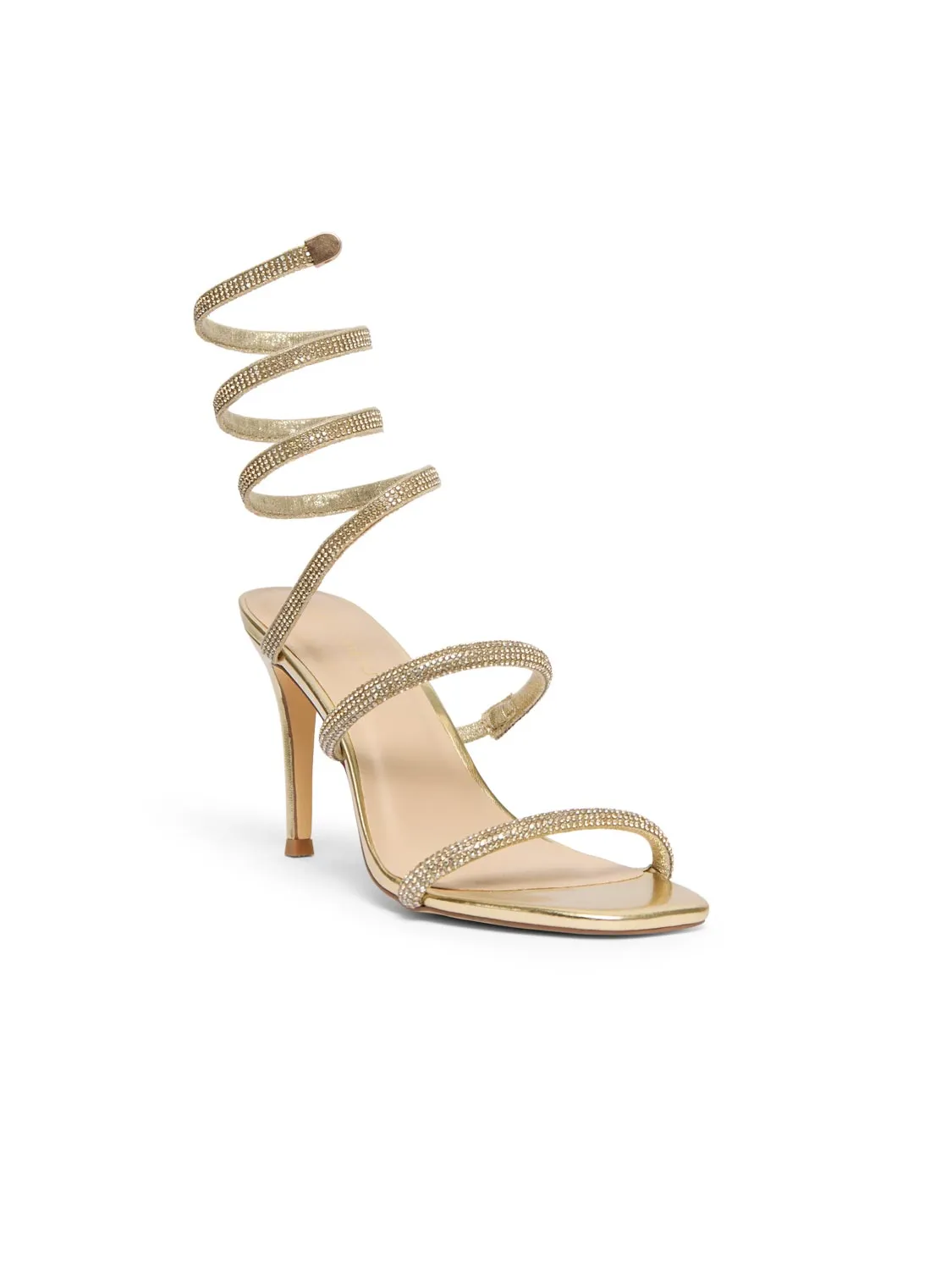 Stiletto Sandal With Coiled Ankle Strap sold by Suzy Shier product image thumbnail 2