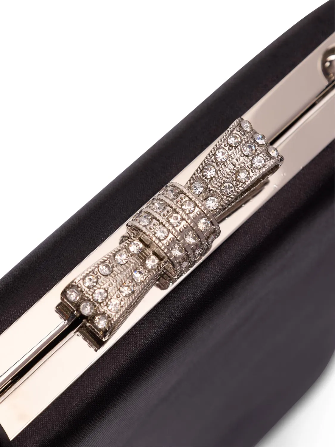 Satin Minaudiere With Jewelled Bow sold by Suzy Shier product image thumbnail 2