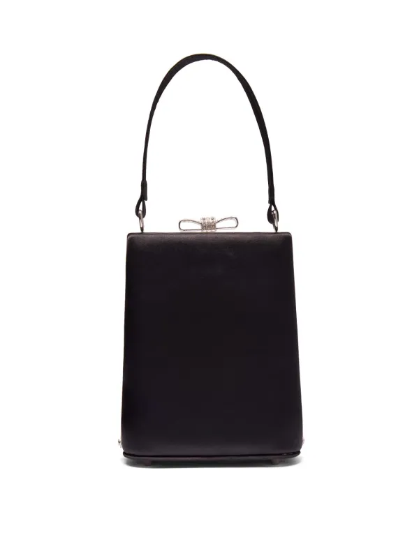 Satin Minaudiere With Jewelled Bow sold by Suzy Shier