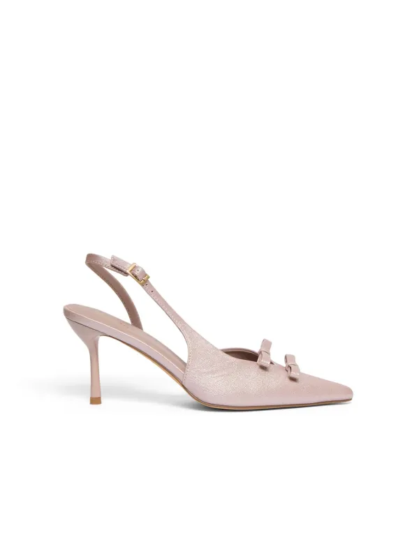 Slingback High Heel With Bows sold by Suzy Shier