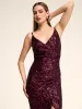 Crossover Sequin Gown sold by Suzy Shier