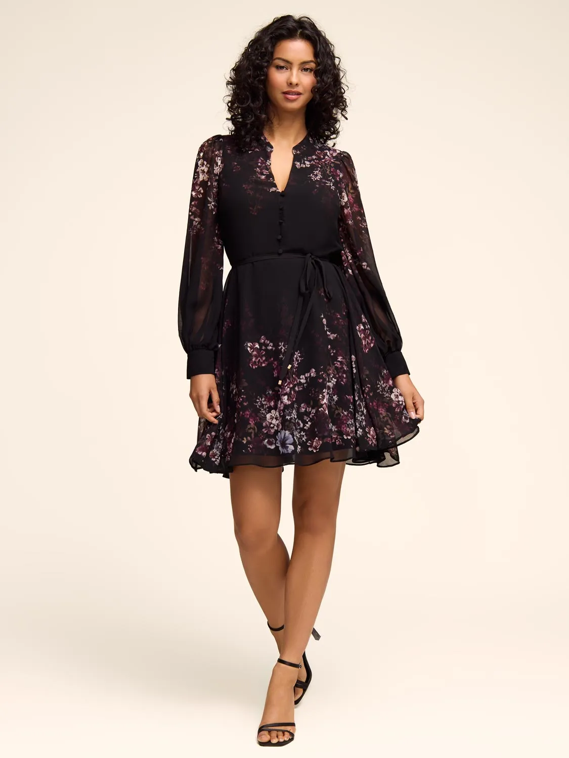 Fit & Flare Floral Mini Dress sold by Suzy Shier product image thumbnail 2