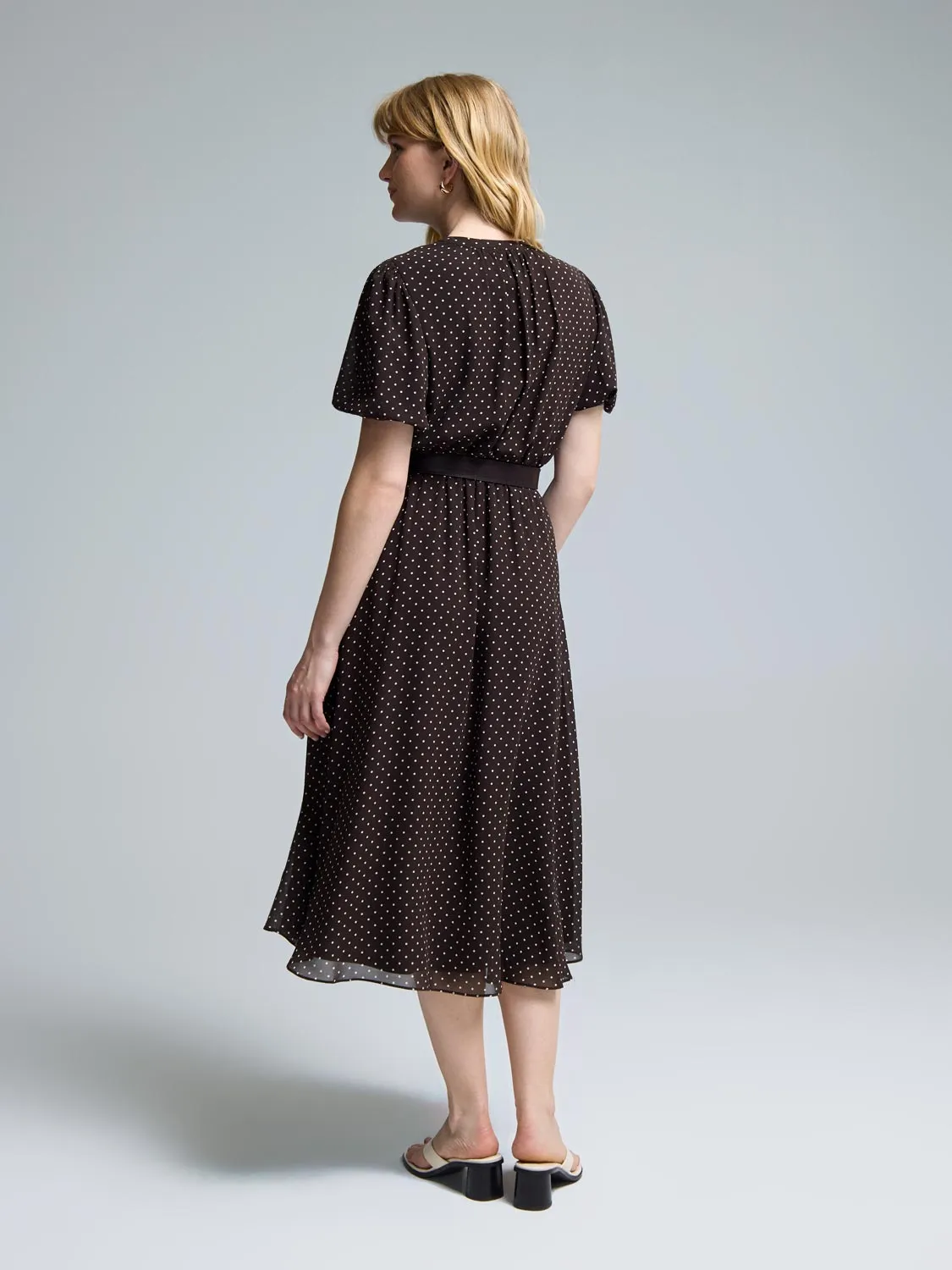 Polka Dot Midi Dress sold by Suzy Shier product image thumbnail 4