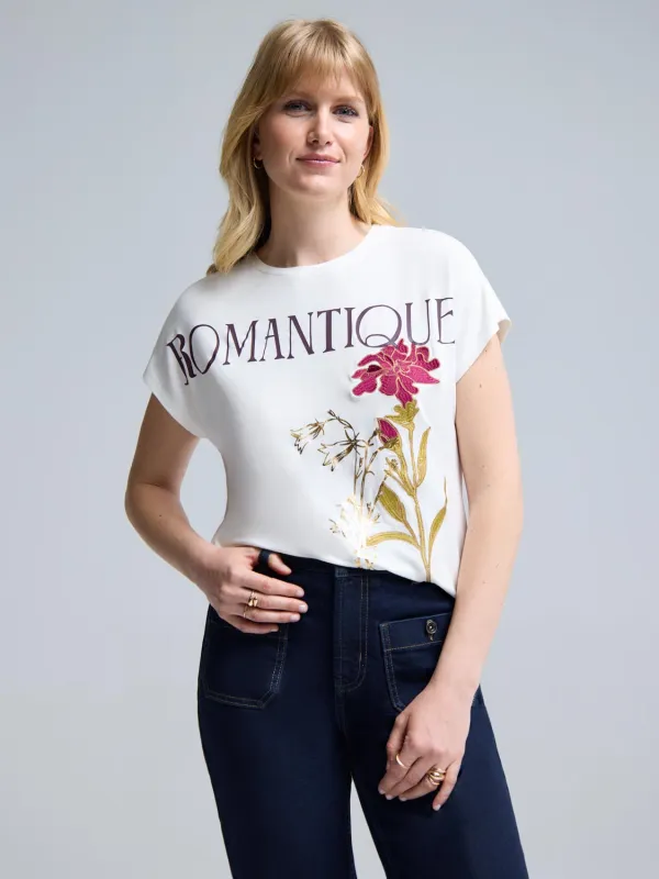 "Romantique" Graphic T-Shirt sold by Suzy Shier