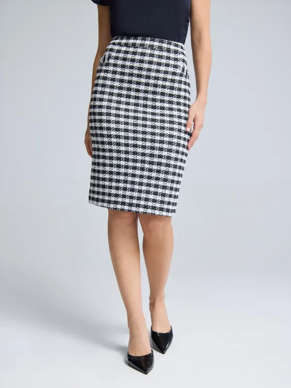 Bouclé Pencil Skirt sold by Suzy Shier