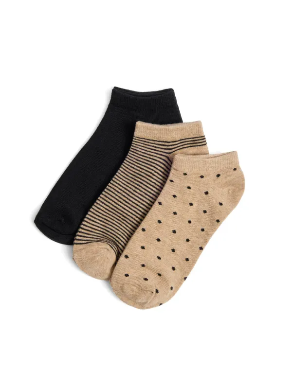 3-Pack Of Mixed Print Socks sold by Suzy Shier