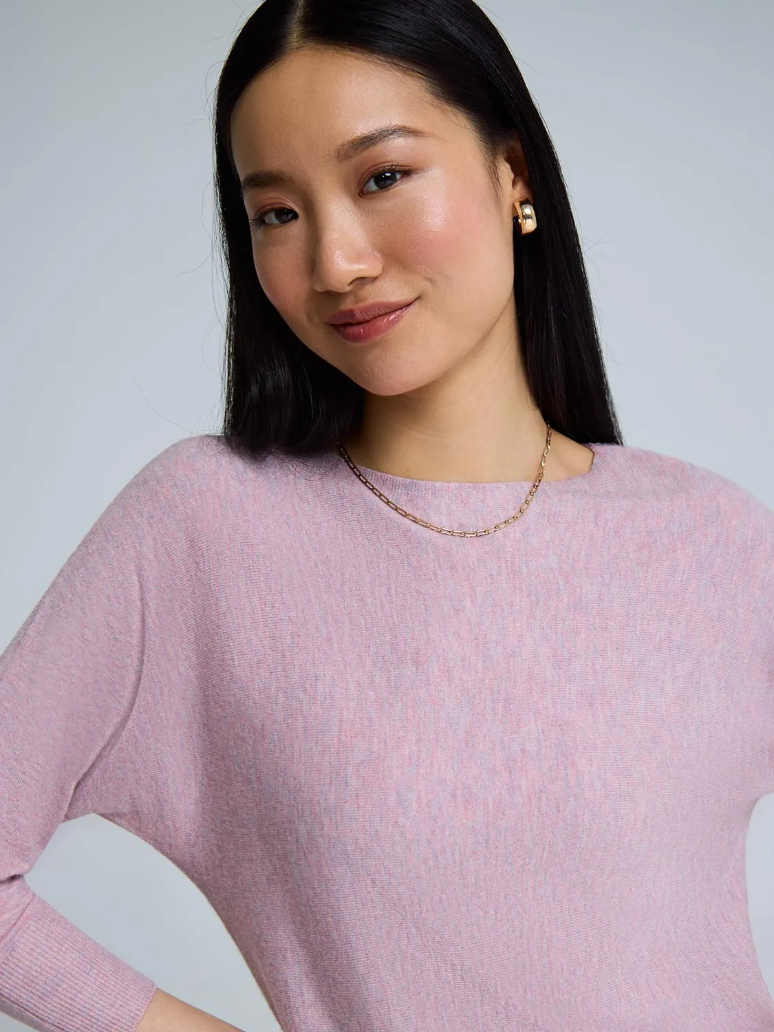 3/4 Dolman Sleeve Boat Neck Sweater sold by Suzy Shier product image thumbnail 2