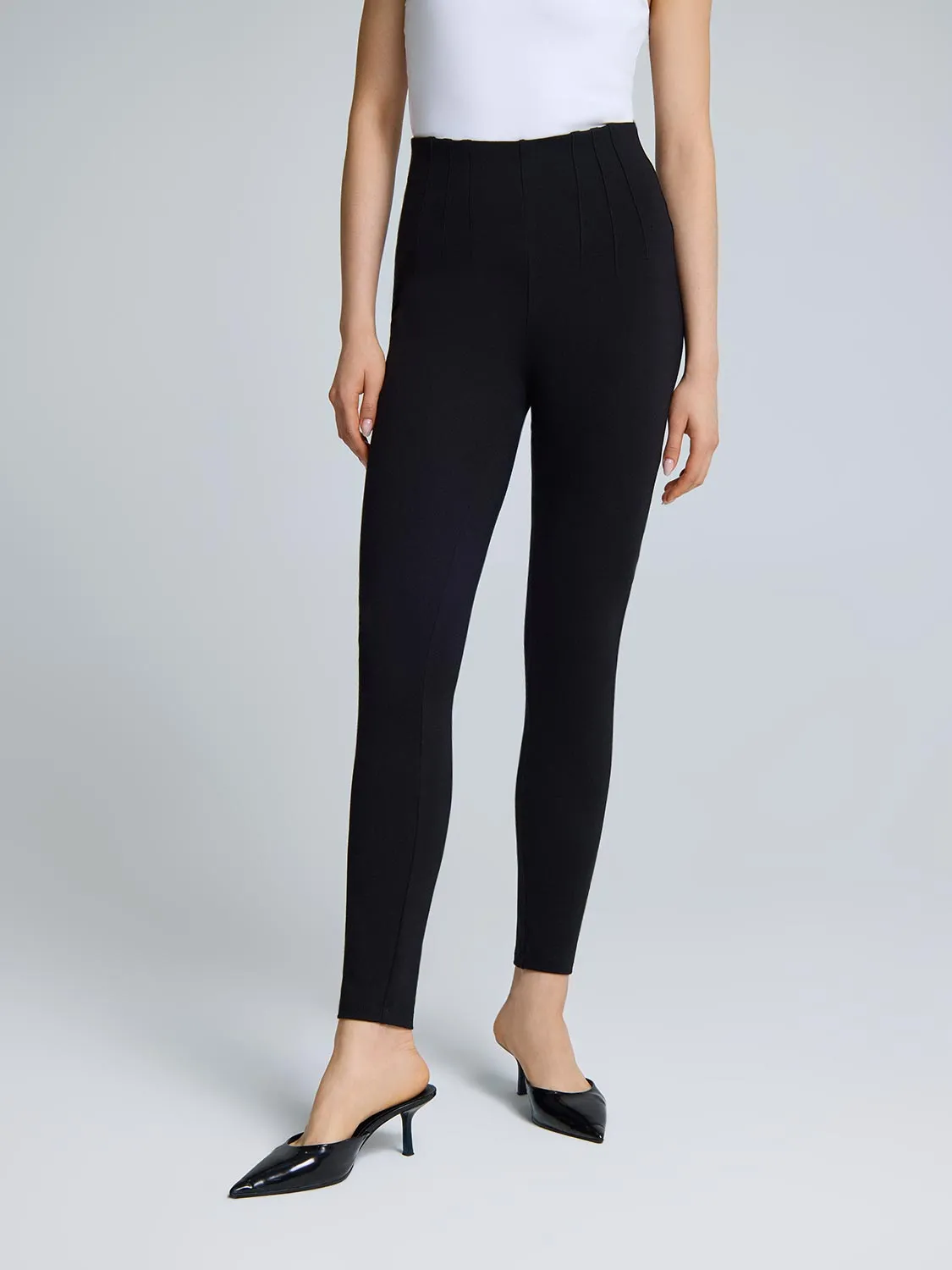 Corset Waist Skinny Pants sold by Suzy Shier product image thumbnail 2