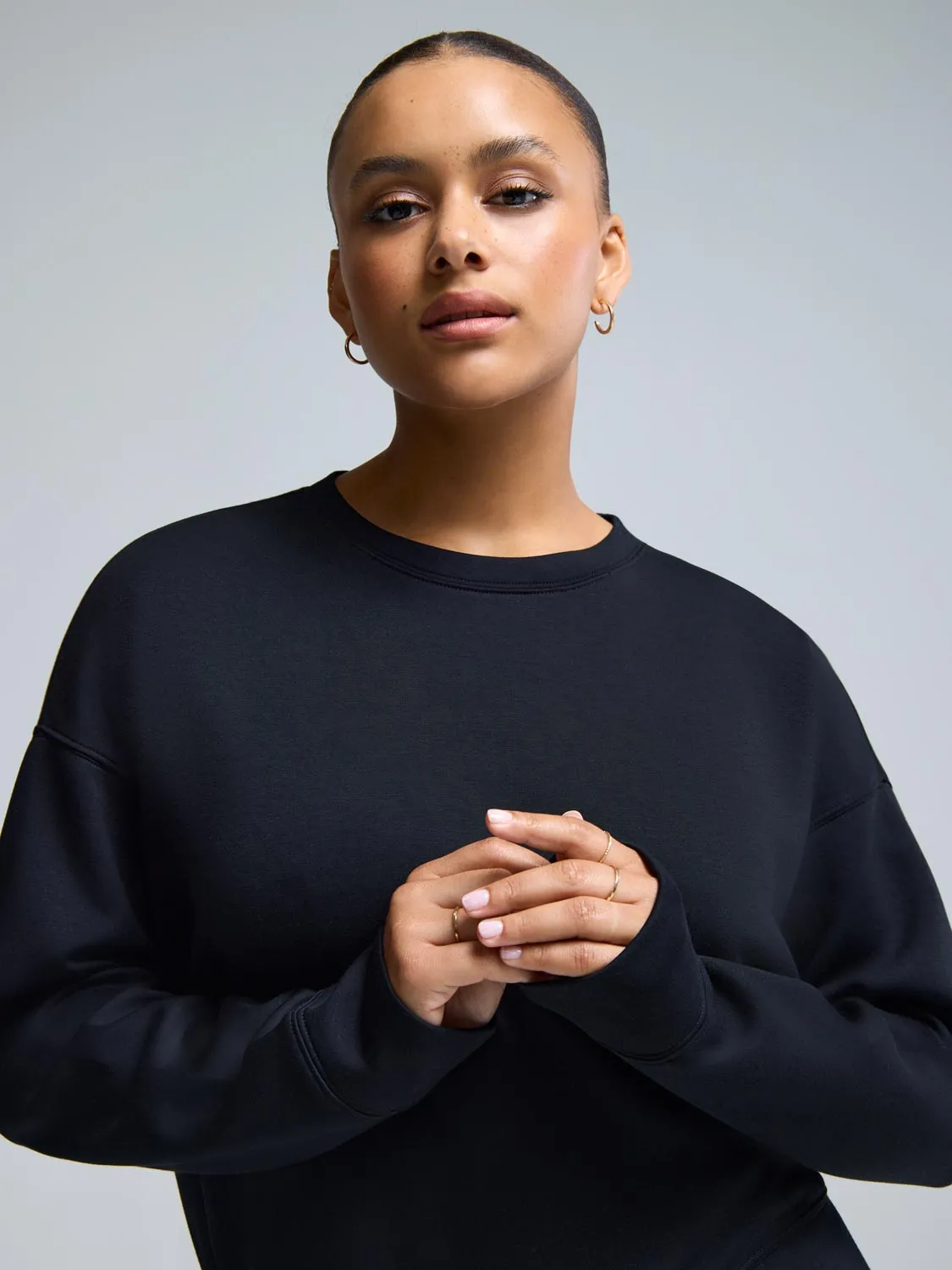 Cloud Fleece Drop Shoulder Sweatshirt sold by Suzy Shier product image thumbnail 3