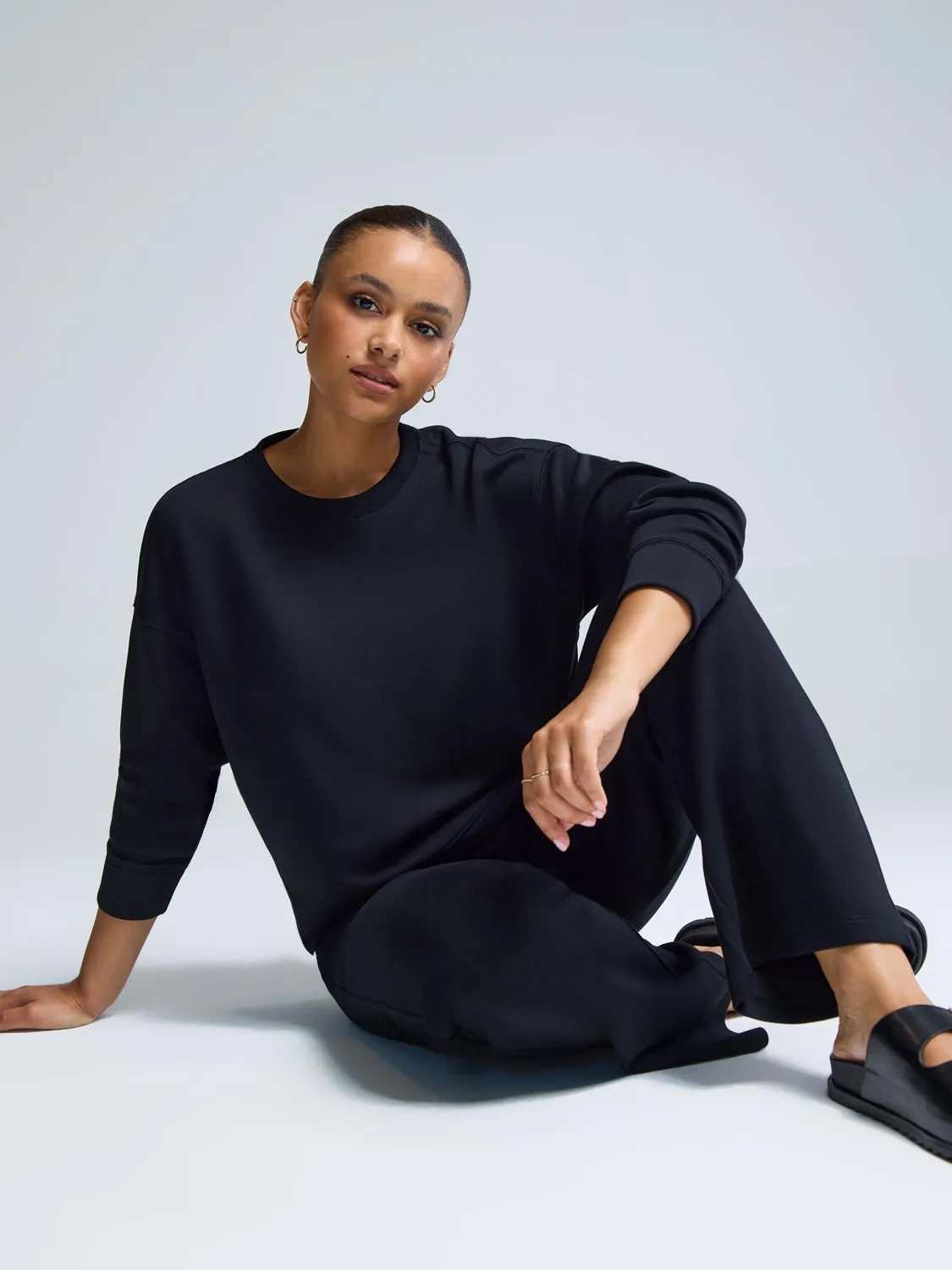 Cloud Fleece Drop Shoulder Sweatshirt sold by Suzy Shier product image thumbnail 2