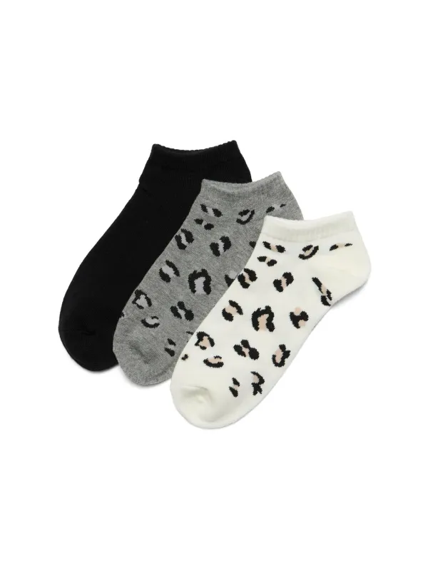3-Pack Of Leopard Print Socks sold by Suzy Shier