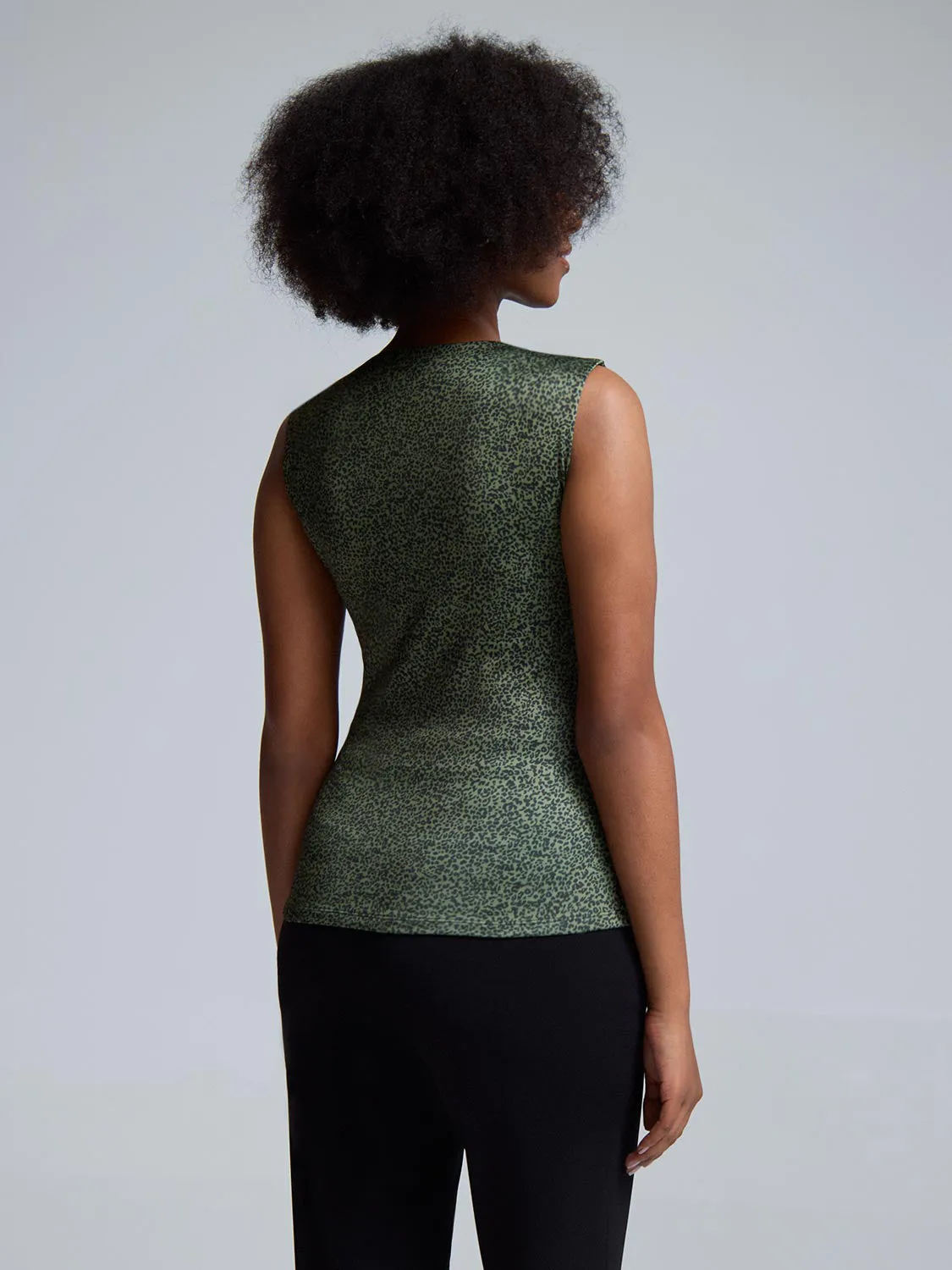 Double Layer Leopard Print Tank Top sold by Suzy Shier product image thumbnail 4