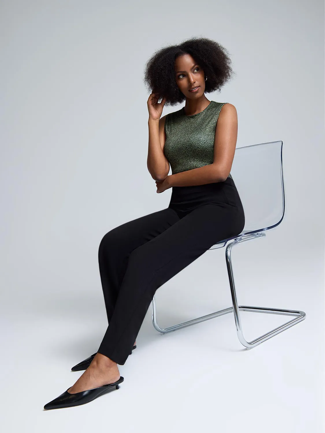 Double Layer Leopard Print Tank Top sold by Suzy Shier product image thumbnail 3