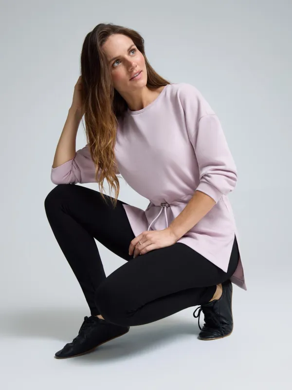 Cloud Fleece Drawstring Tunic Sweatshirt sold by Suzy Shier