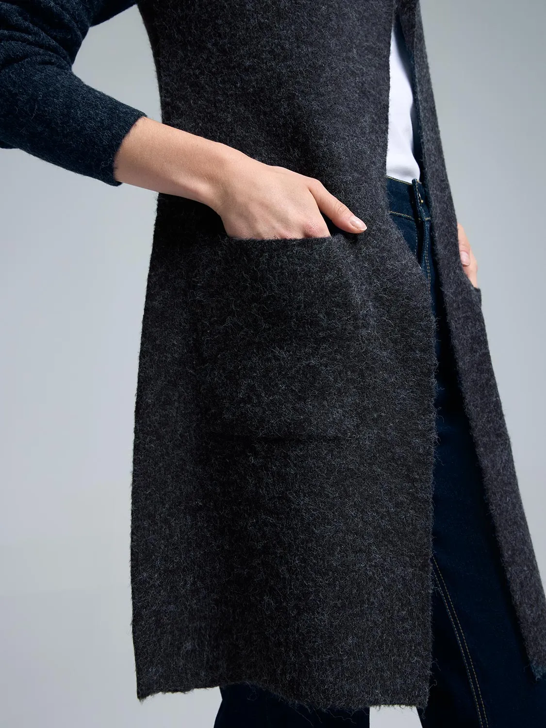 Collared Coatigan sold by Suzy Shier product image thumbnail 2