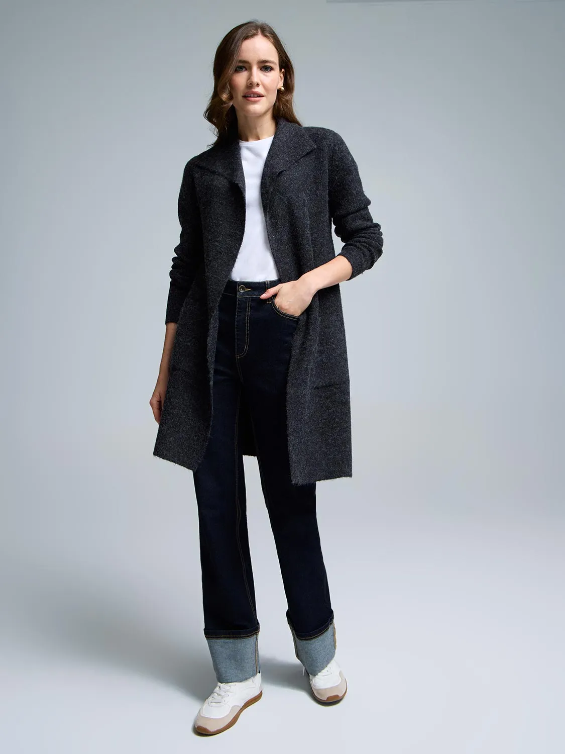 Collared Coatigan sold by Suzy Shier product image thumbnail 5