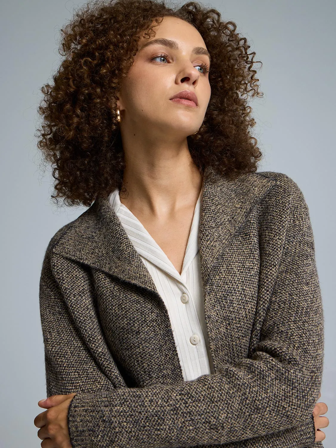 Collared Coatigan sold by Suzy Shier product image thumbnail 4