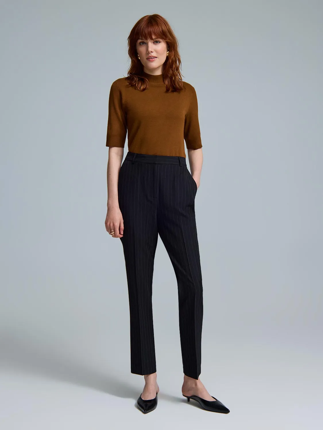 Pinstripe Pants sold by Suzy Shier product image thumbnail 2