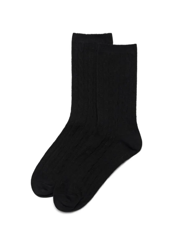 Mini Cable Crew Socks sold by Suzy Shier