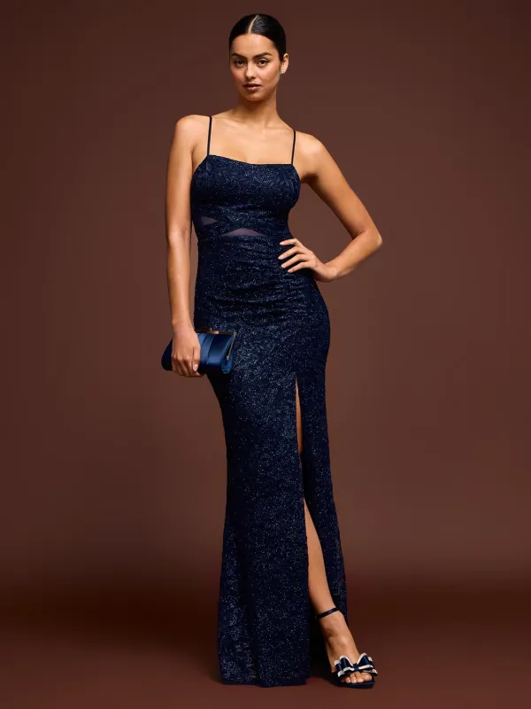 Glitter Lace Gown sold by Suzy Shier