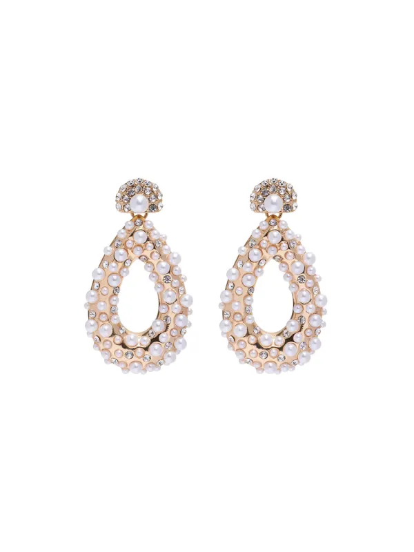 Pearl Teardrop Earrings sold by Suzy Shier