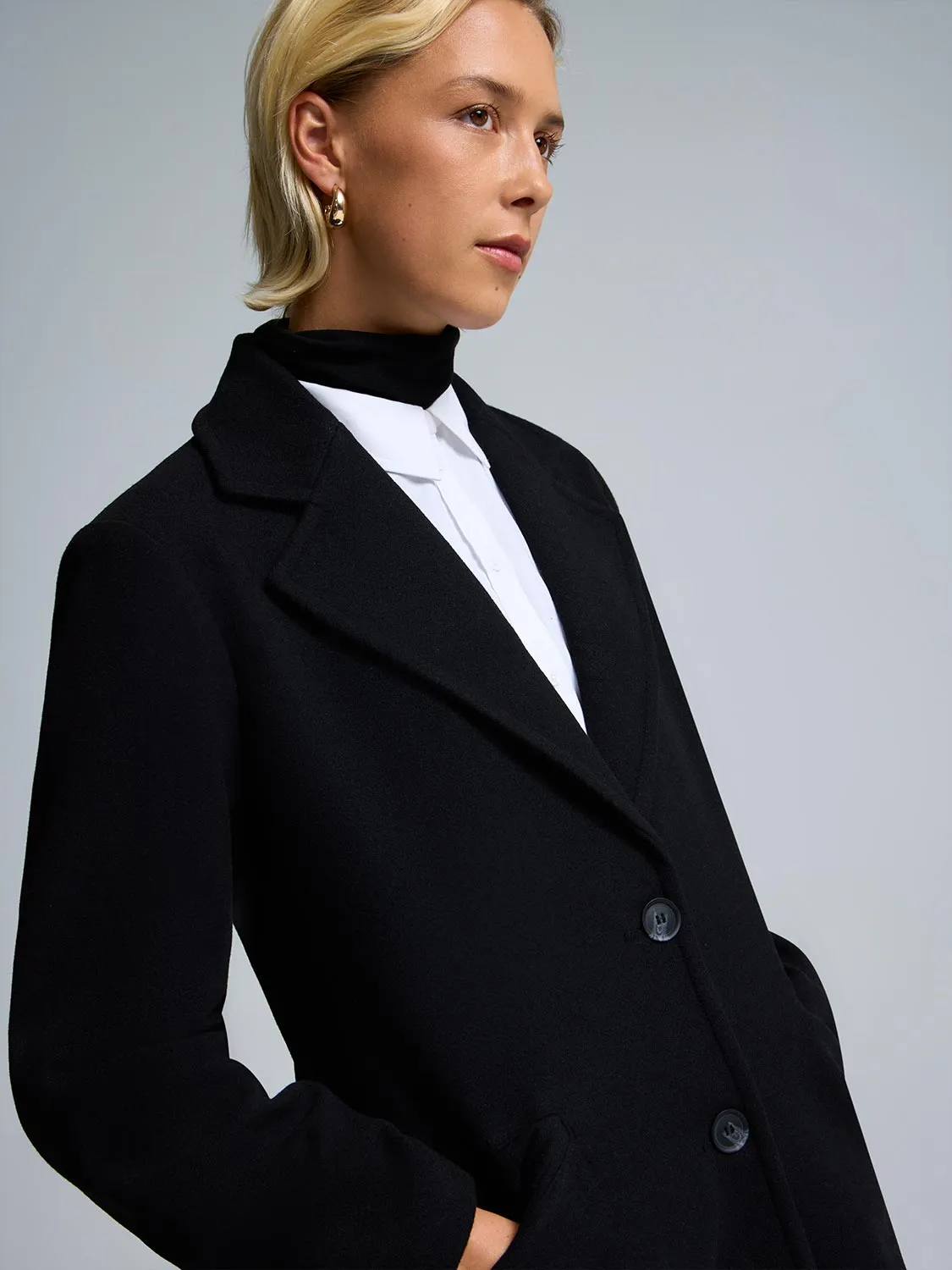 Single-Breasted Car Coat sold by Suzy Shier product image thumbnail 4