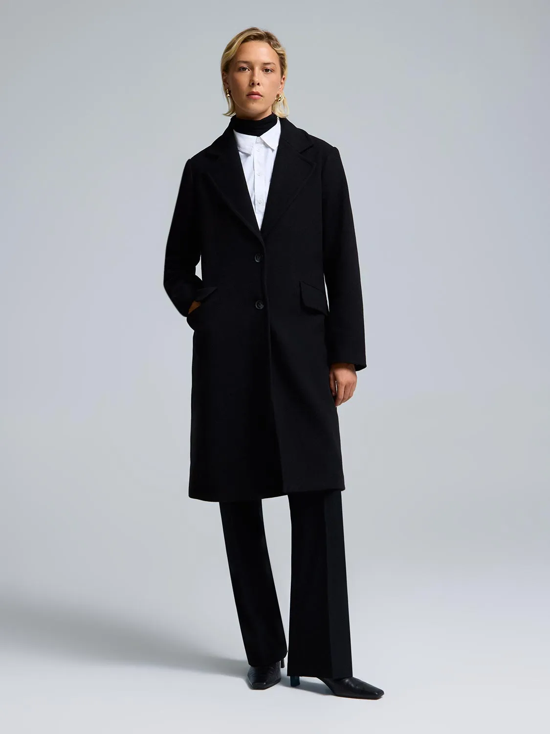 Single-Breasted Car Coat sold by Suzy Shier product image thumbnail 2