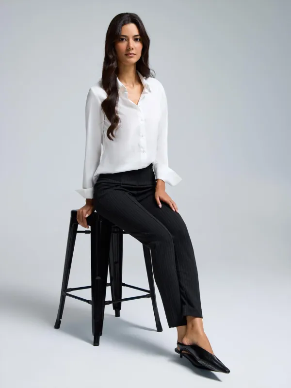 Striped Skinny Leg Pants sold by Suzy Shier