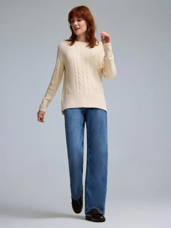 Cable Knit Sweater sold by Suzy Shier