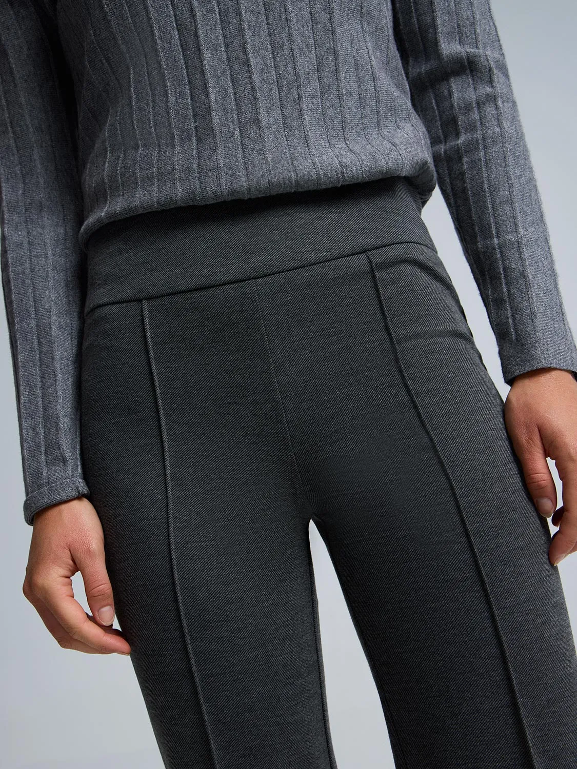 Front Pintuck Straight Leg Pants sold by Suzy Shier product image thumbnail 3