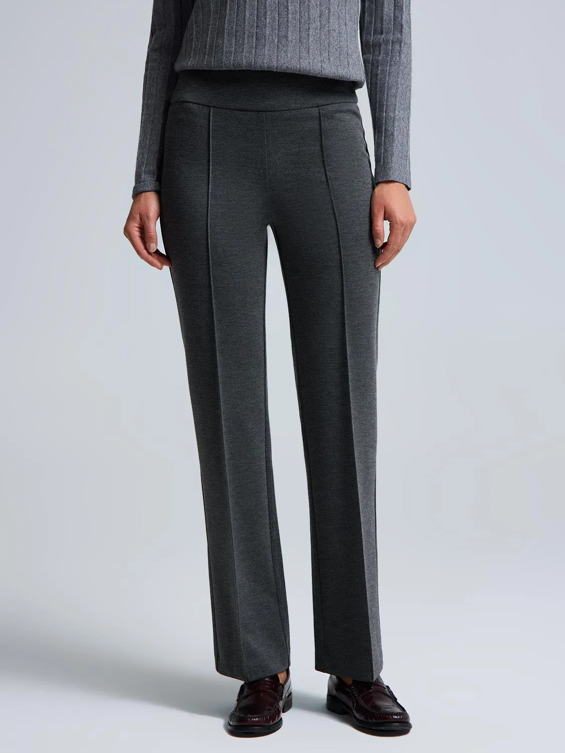 Front Pintuck Straight Leg Pants sold by Suzy Shier product image thumbnail 5