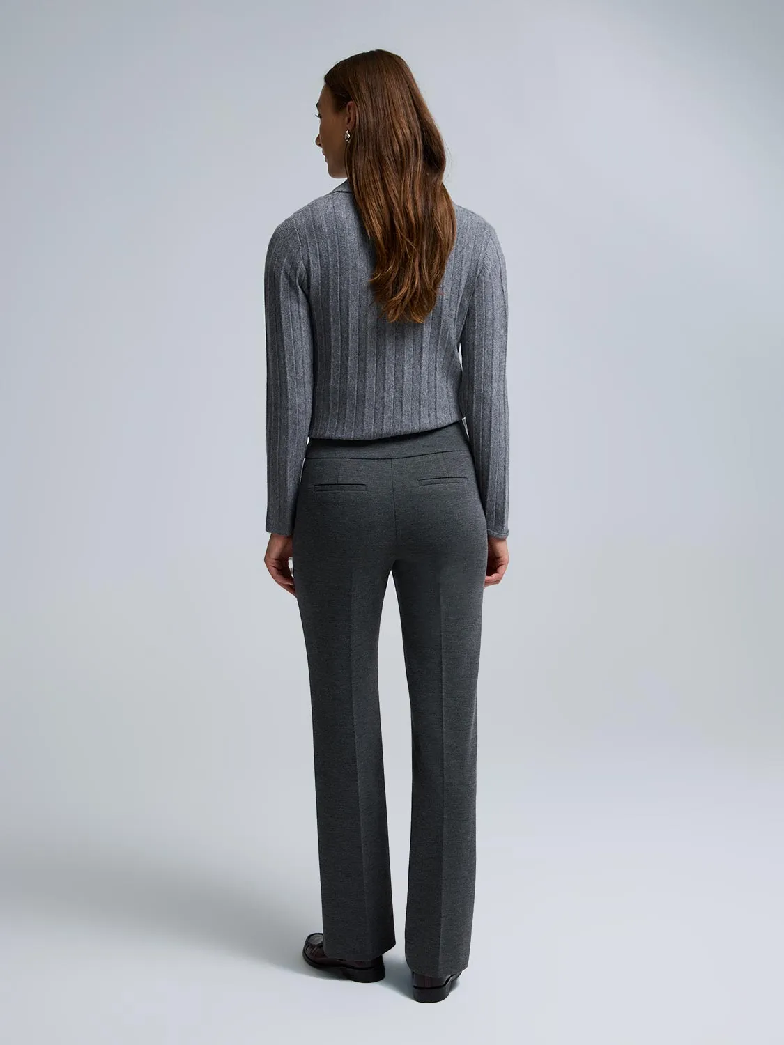 Front Pintuck Straight Leg Pants sold by Suzy Shier product image thumbnail 4