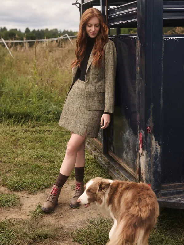 Tweed Mini Skirt sold by Suzy Shier