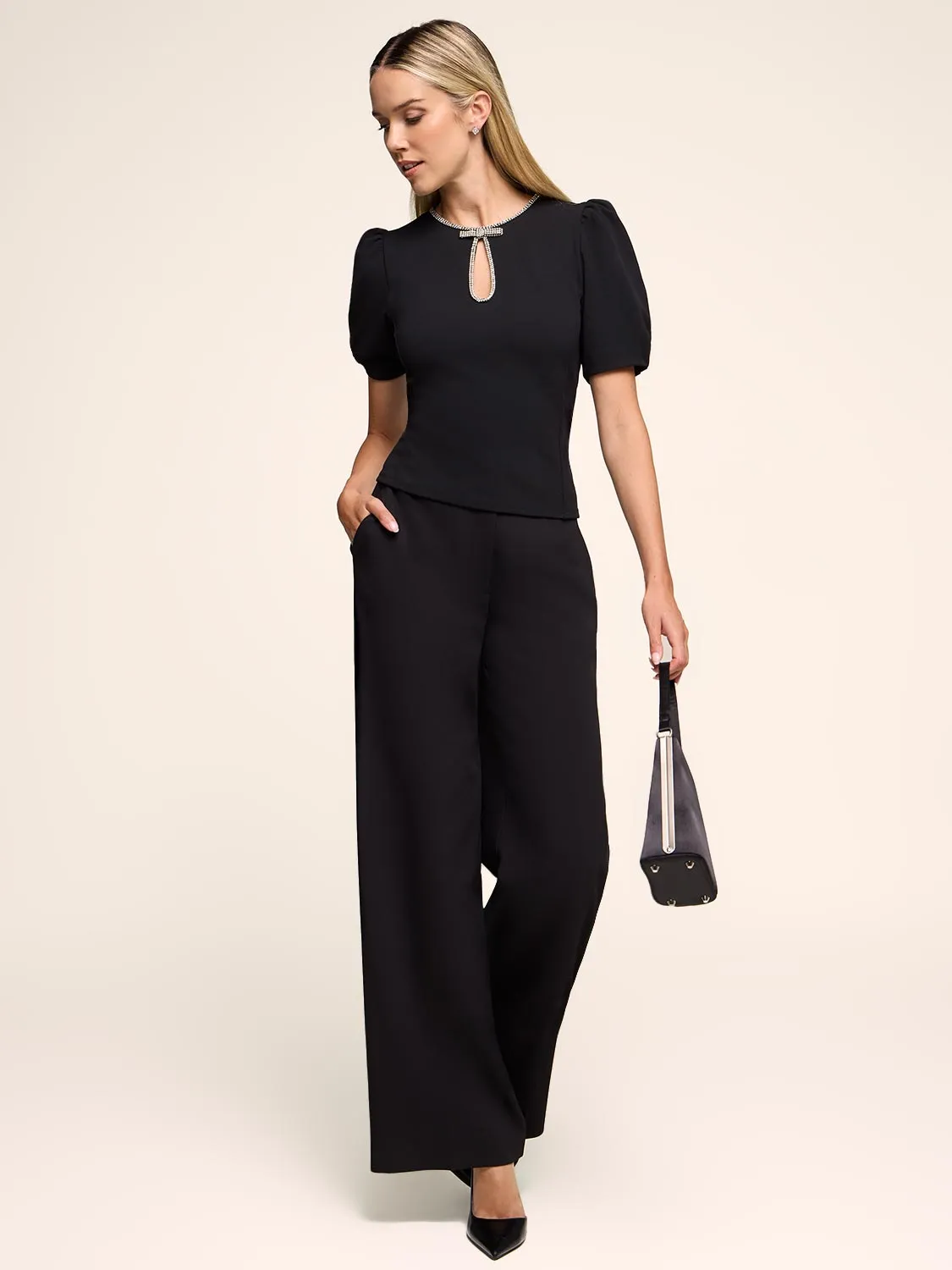 Balloon Sleeve Top sold by Suzy Shier product image thumbnail 2