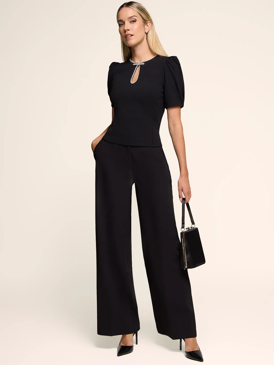 Balloon Sleeve Top sold by Suzy Shier product image thumbnail 5