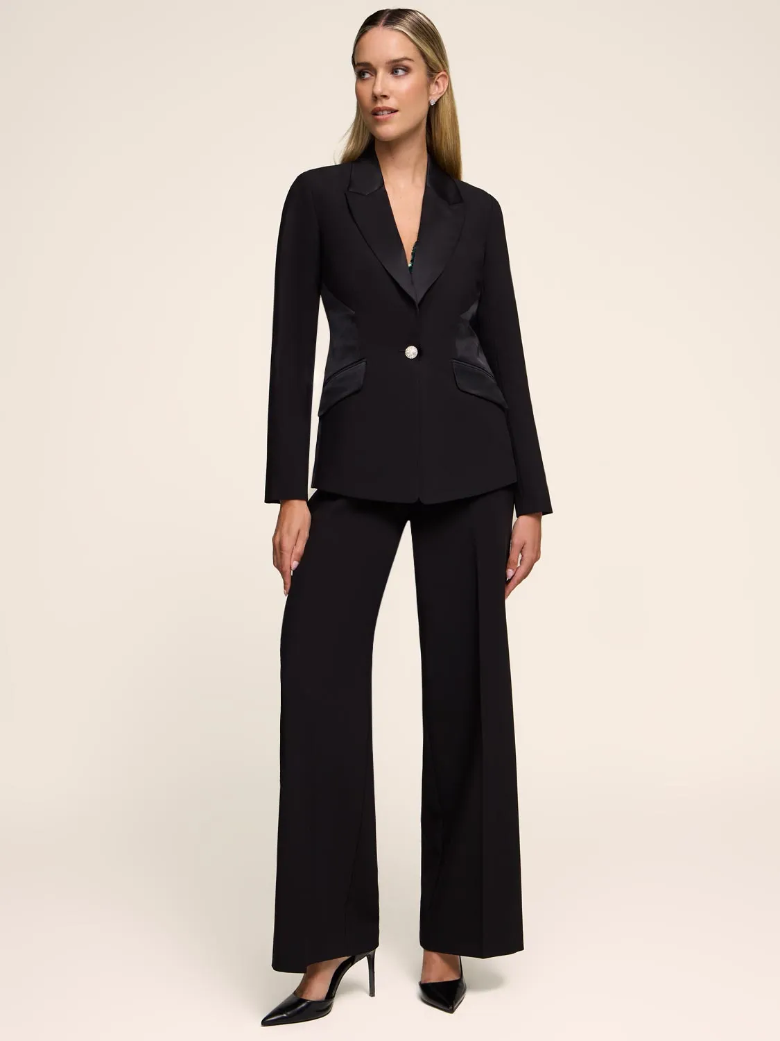 Tuxedo Blazer sold by Suzy Shier