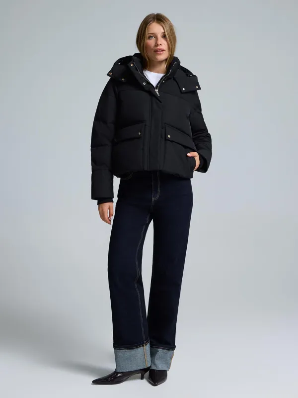 Short Utility Puffer Jacket sold by Suzy Shier