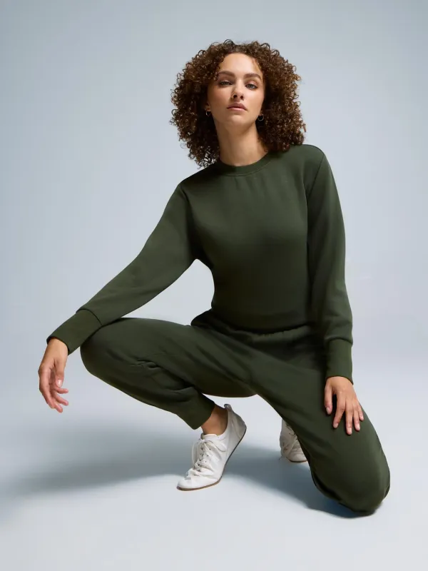 Side Zipper Cloud Fleece Sweatshirt sold by Suzy Shier