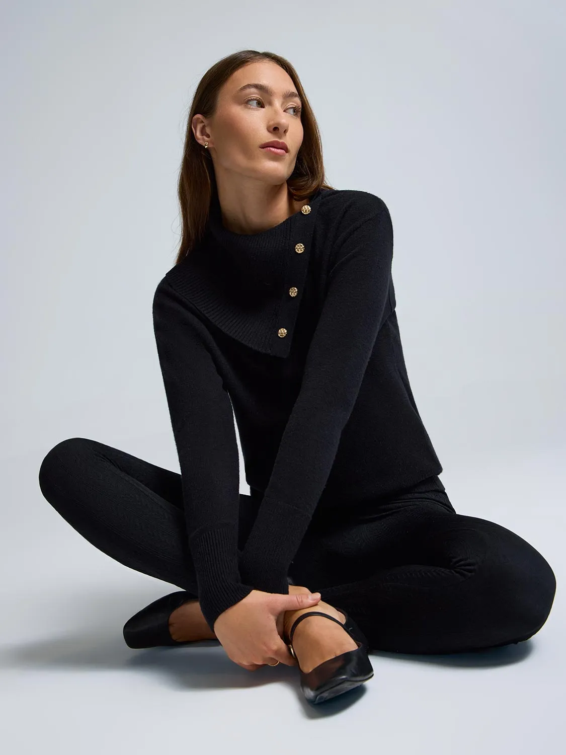 Cable Knit Fleece Lined Seamless Leggings sold by Suzy Shier