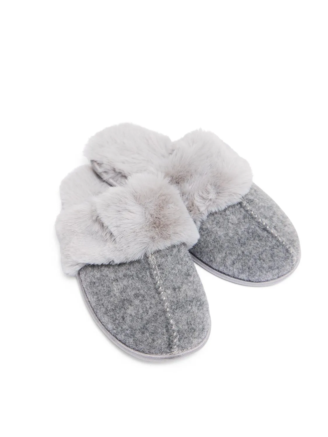 Faux Wool Slippers sold by Suzy Shier product image thumbnail 5