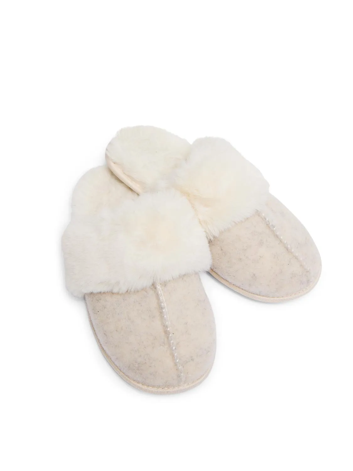 Faux Wool Slippers sold by Suzy Shier product image thumbnail 2